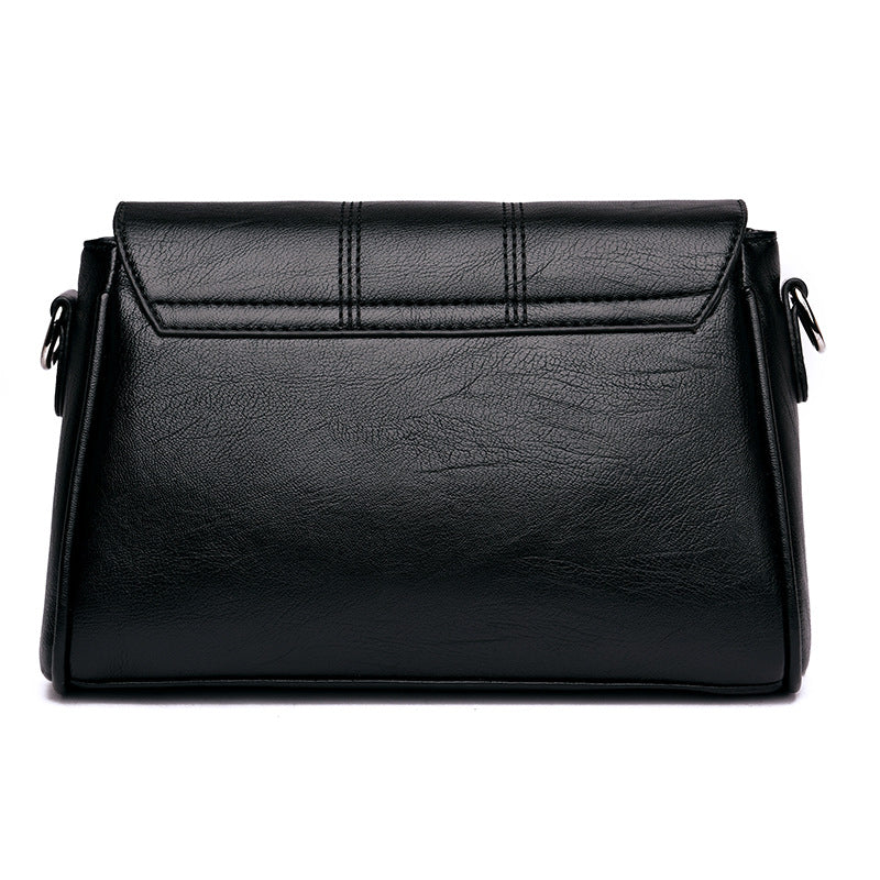 Structured Textured Shoulder Bag