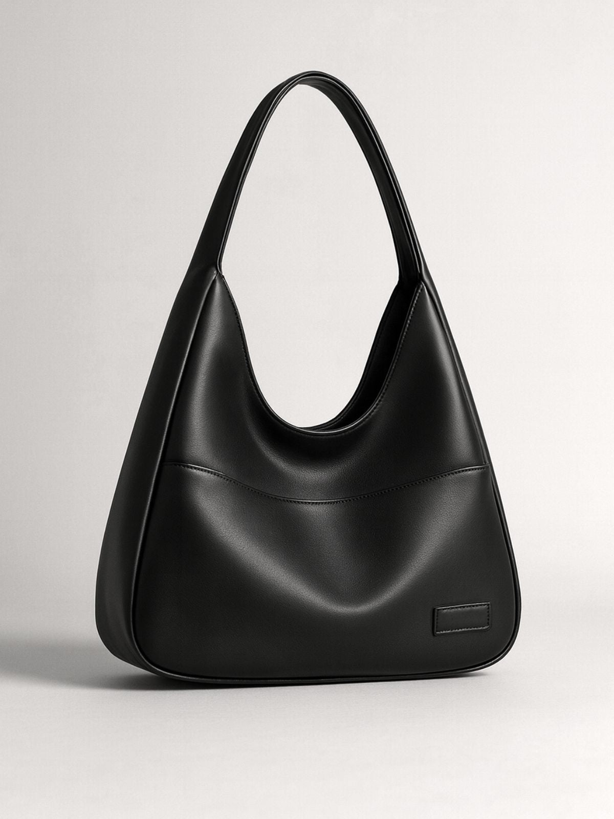 Minimalist Shoulder Bag in Matte Eco-Leather