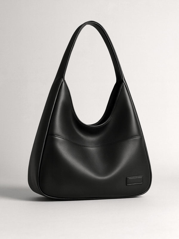Minimalist Shoulder Bag in Matte Eco-Leather