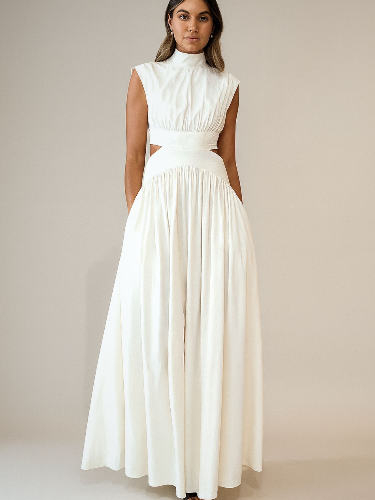 Solid Color Vacation Dress