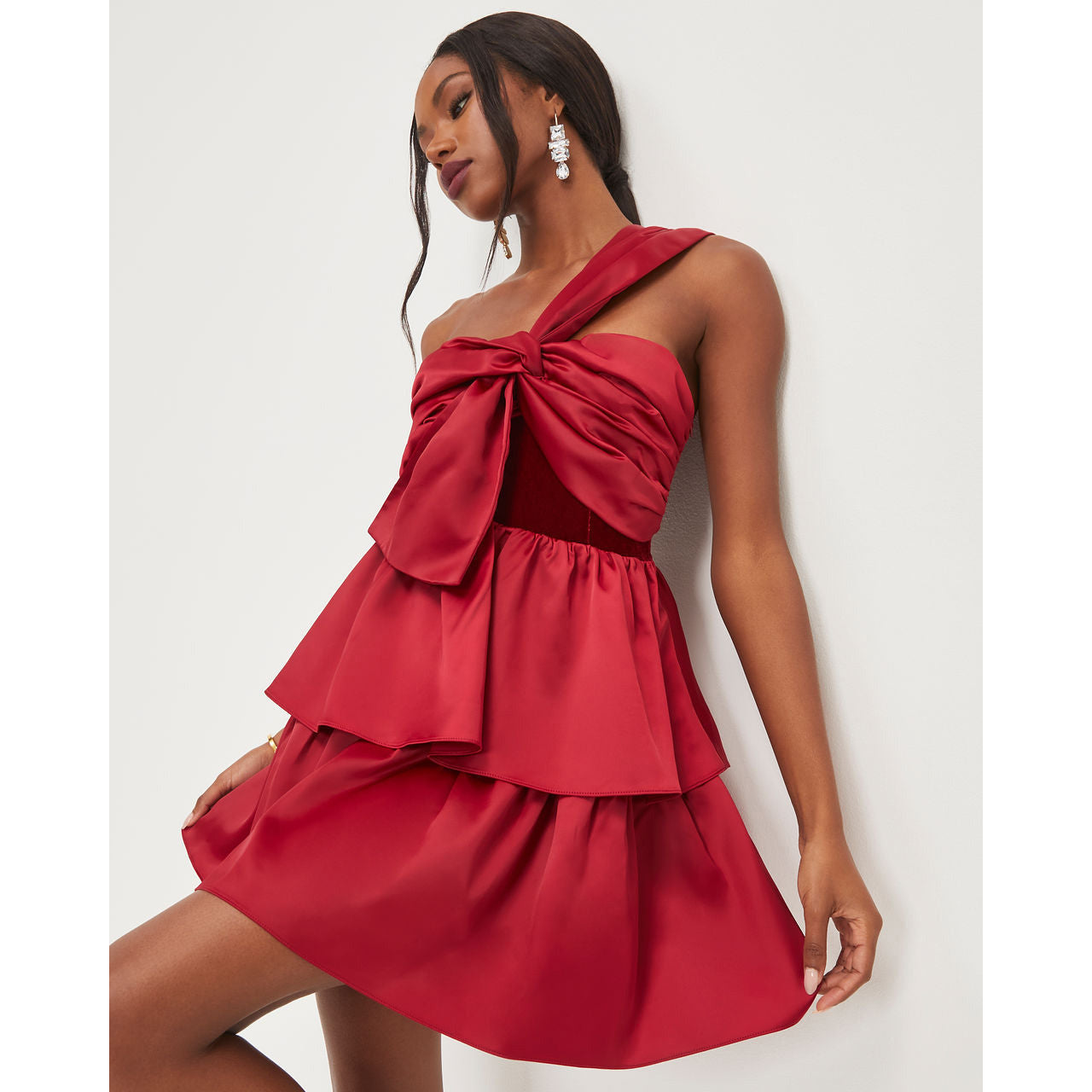 Women’s Tube Top Ruffle Dress