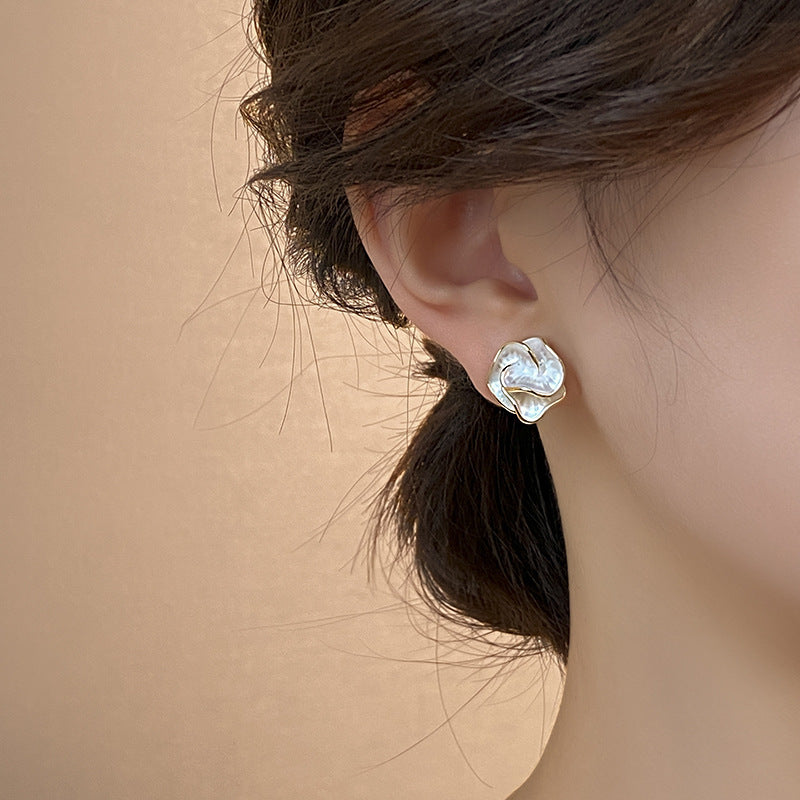 Pearl Flower Earrings
