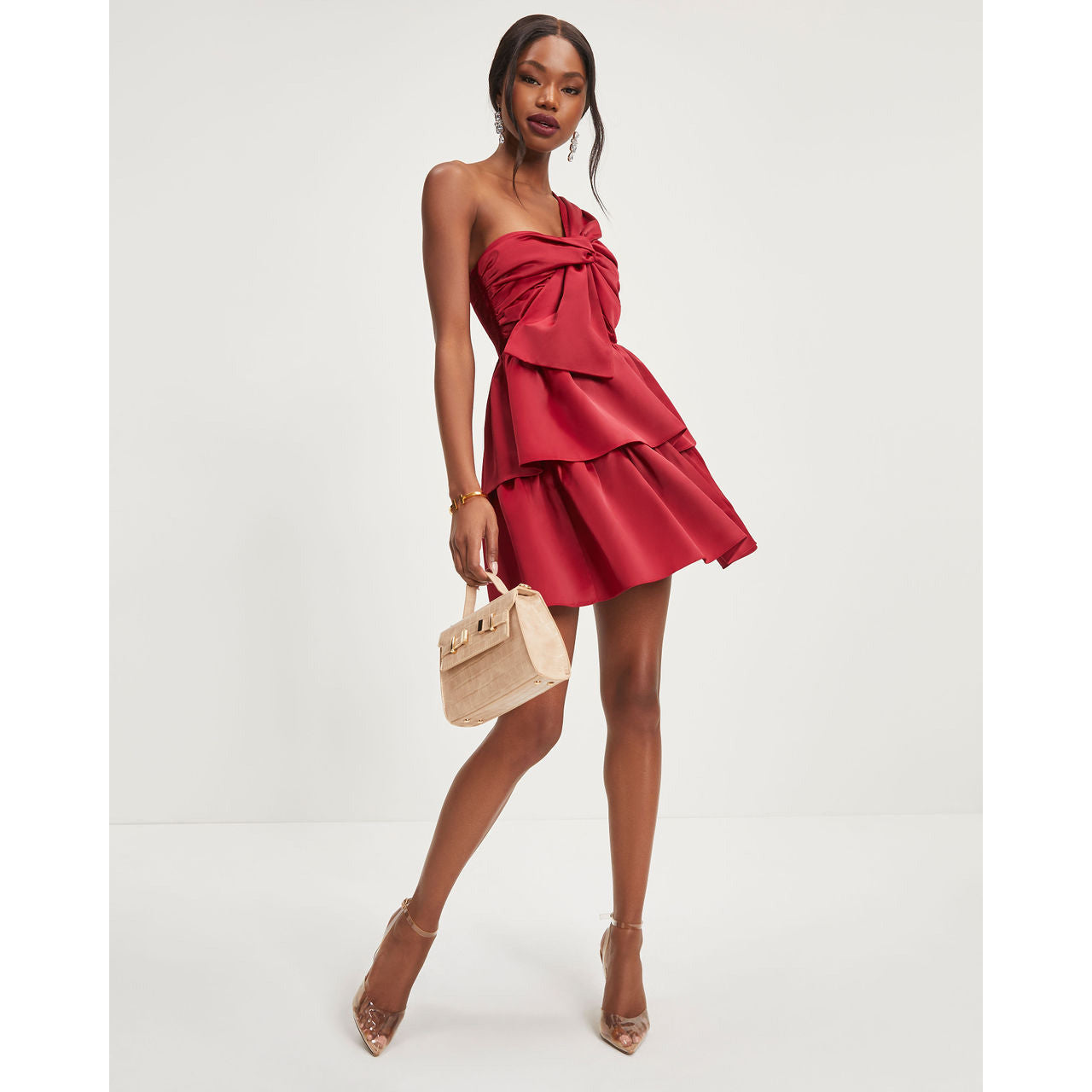 Women’s Tube Top Ruffle Dress