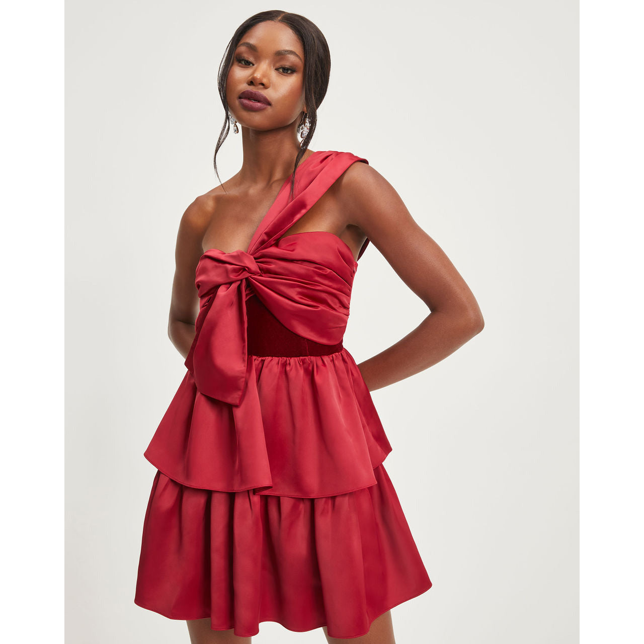 Women’s Tube Top Ruffle Dress