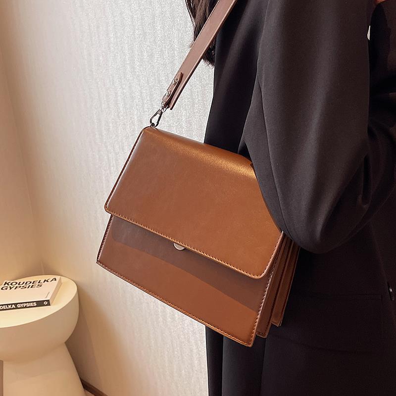 Marjorie Shoulder Bag in Premium Textured Leather